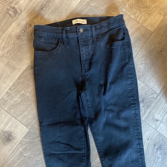 Madewell Roadtripper Raw Hem skinny Black Jeans Size 28 L12 - Picture 4 of 6